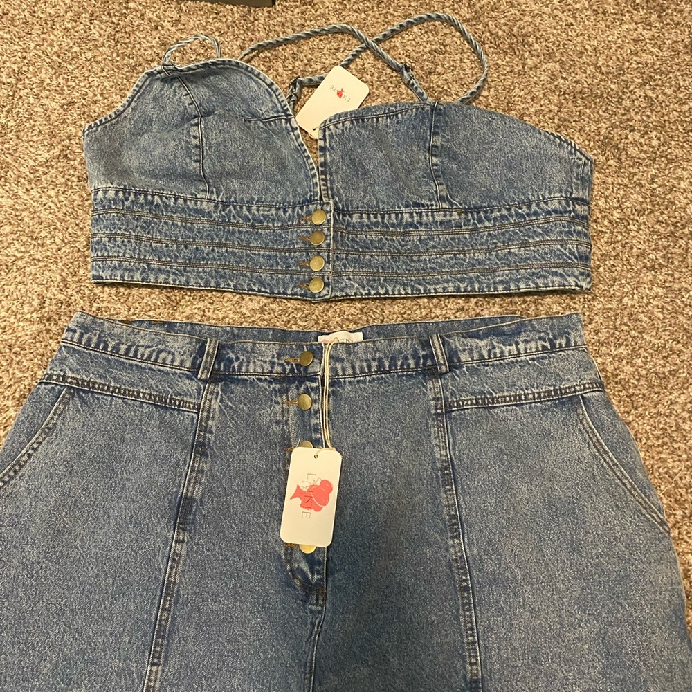 2 piece Jean set
